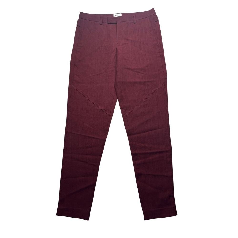 2-68 HELMUT LANG Men's Dress Pants Wool Maroon 31x30